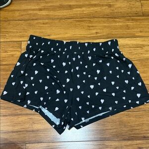 Honeydew Intimates Black Heart Print Pajama Shorts